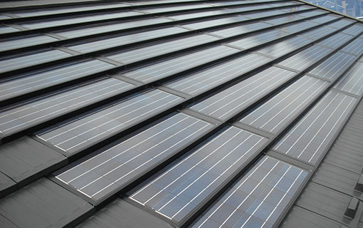 平板瓦一体型太陽光発電